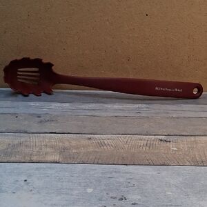 KitchenAid Deep Red Silicone Spaghetti Server